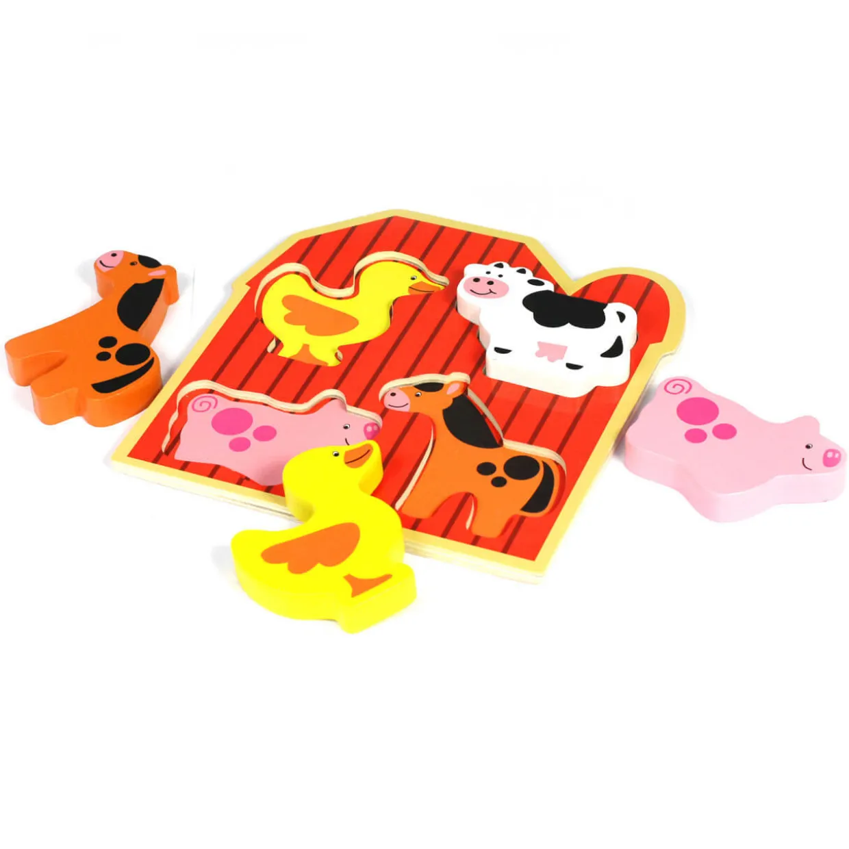 chunky_farm_animal_wooden_2.webp Chunky Farm Animal Wooden Jigsaw Puzzle for Kids