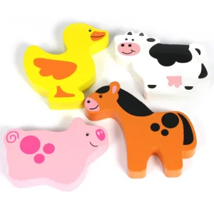Chunky Farm Animal Wooden Jigsaw Puzzle for Kids