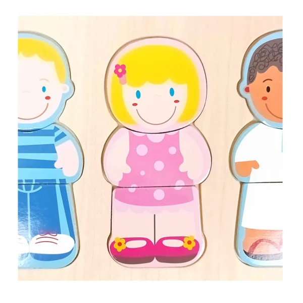 Multicultural Wooden Jigsaw Puzzle