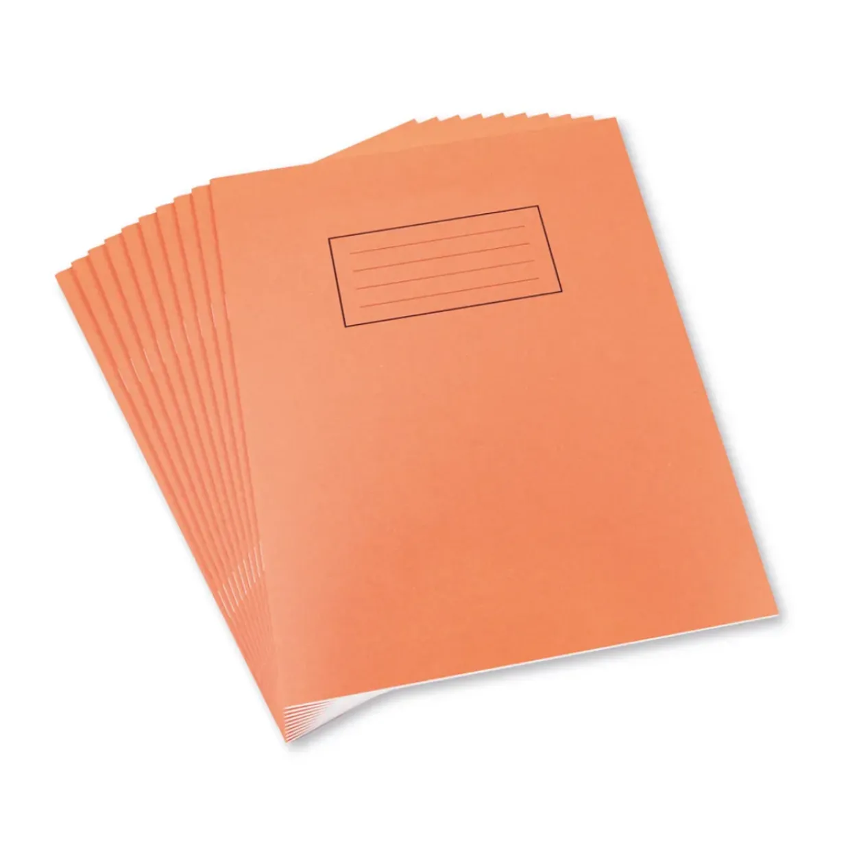 school_exercise_book_mm_s_0.webp School Exercise Book 5mm Squares 229x178mm Orange (Pack of 10)