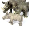 Small World Rhino Family 3pc